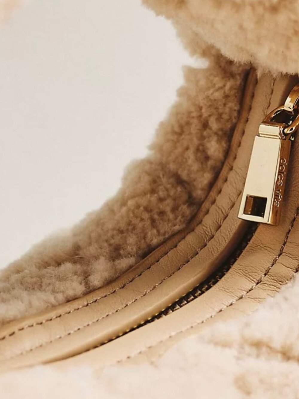 NWT Dolce Vita Frankie Faux Fur Satchel - Picture 6 of 16